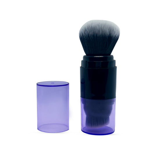 Retractable Kabuki Makeup Brush with Protective Case