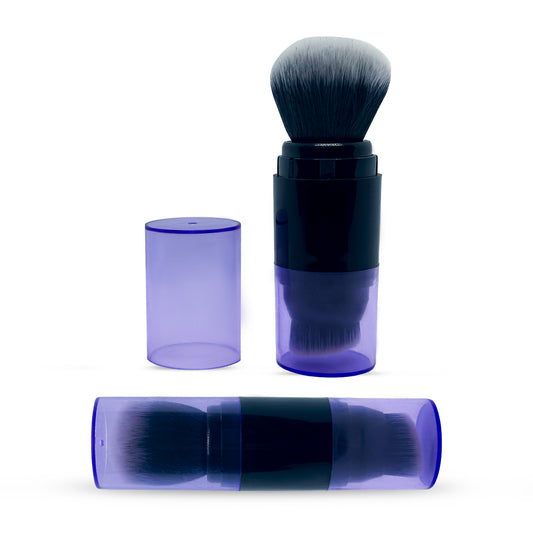 Retractable Kabuki Makeup Brush with Protective Case