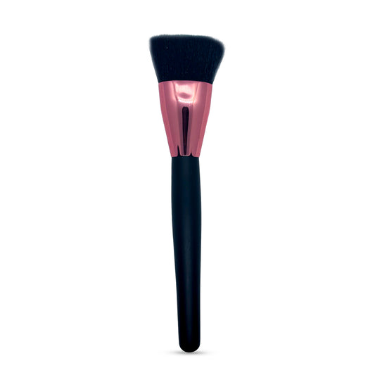 Flat Angled Contour Brush – Rose Gold & Black