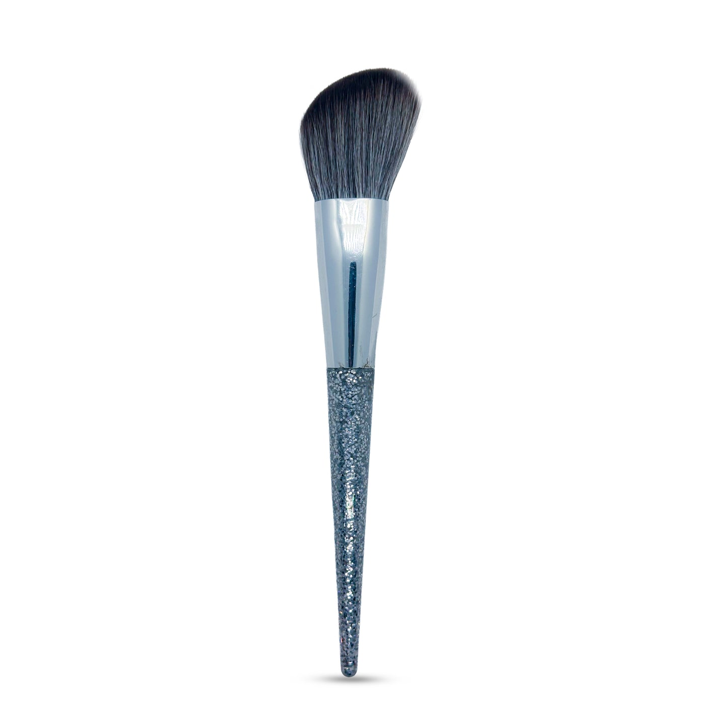 Silver Glitter Handle Angled Brush