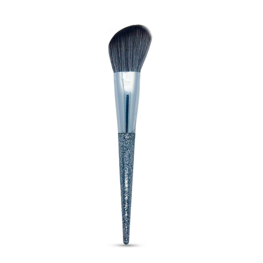 Silver Glitter Handle Angled Brush