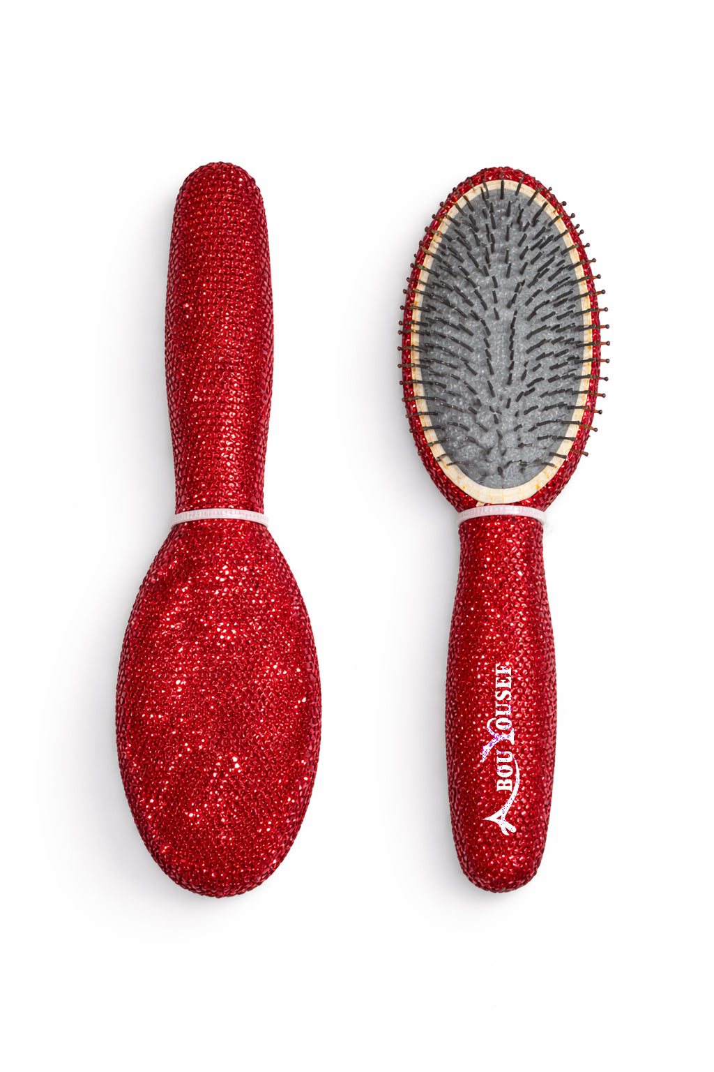 Sparkling Red Hairbrush