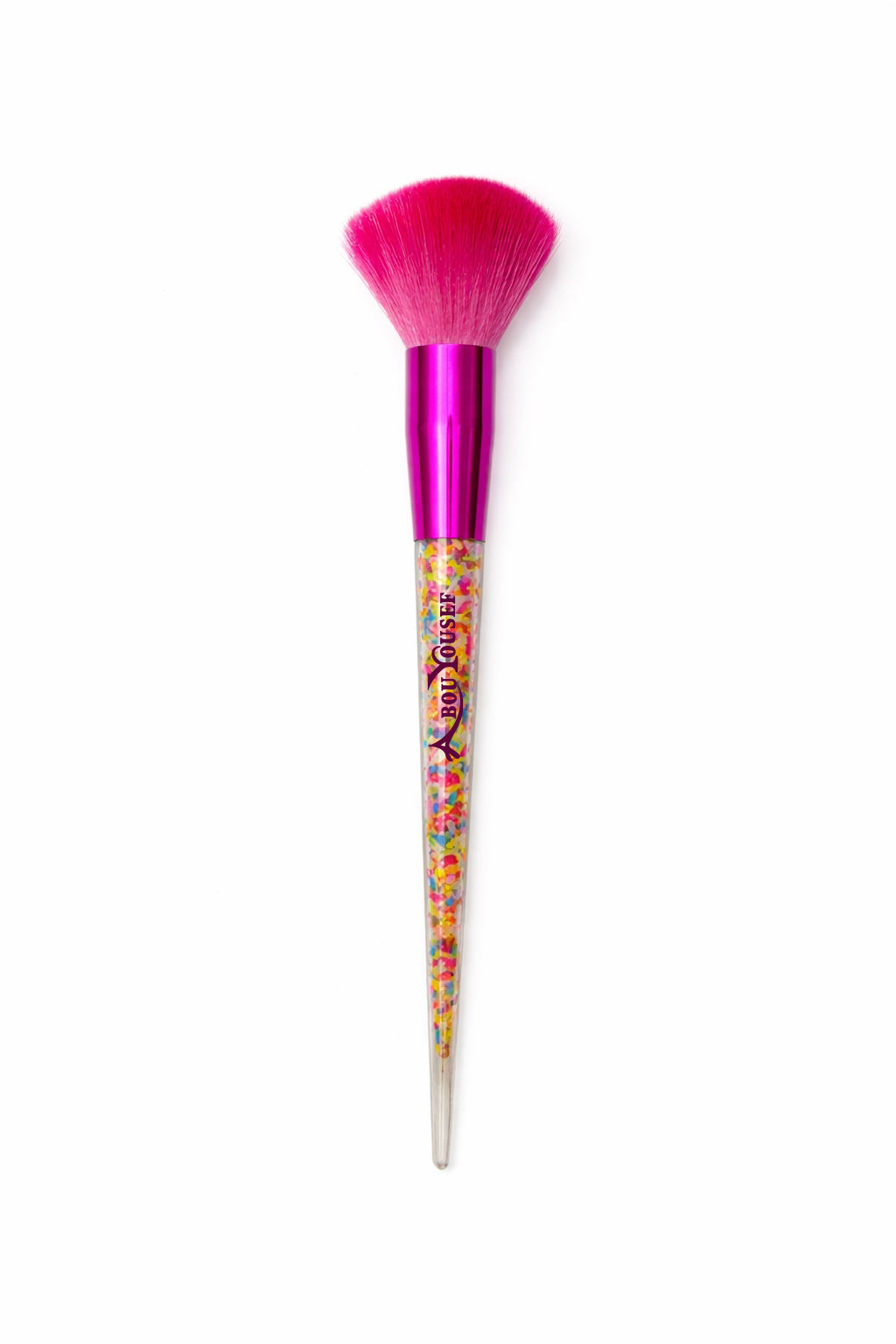 Sparkling makeup brush