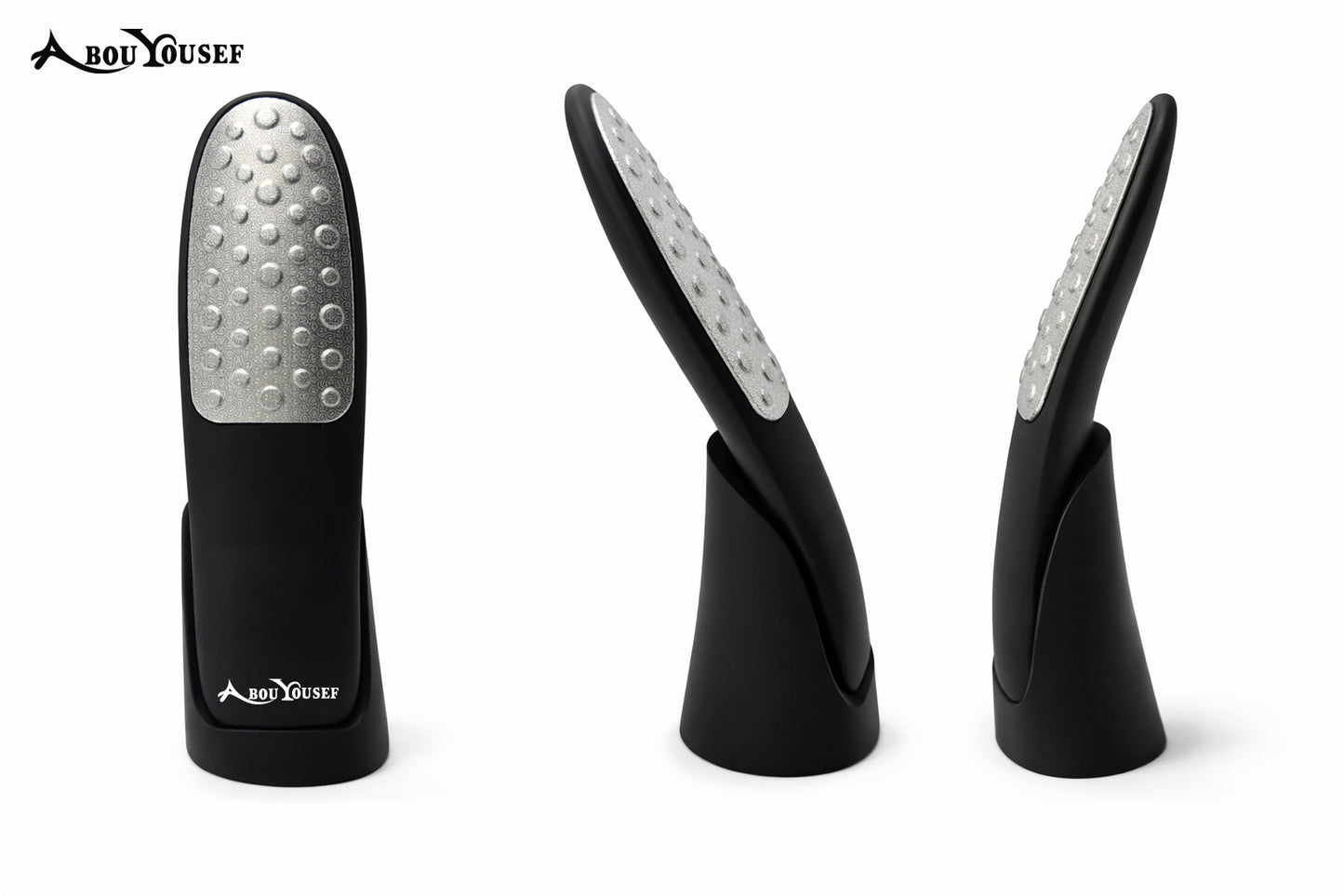 Ergonomic foot file with textured surface
