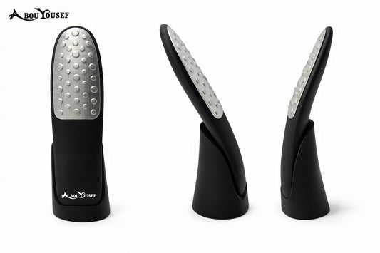 Ergonomic foot file with textured surface