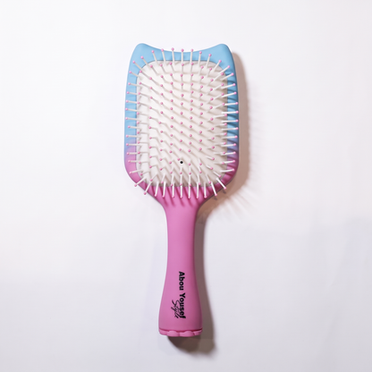 Paddle Hair Brush with Cleaning Tool