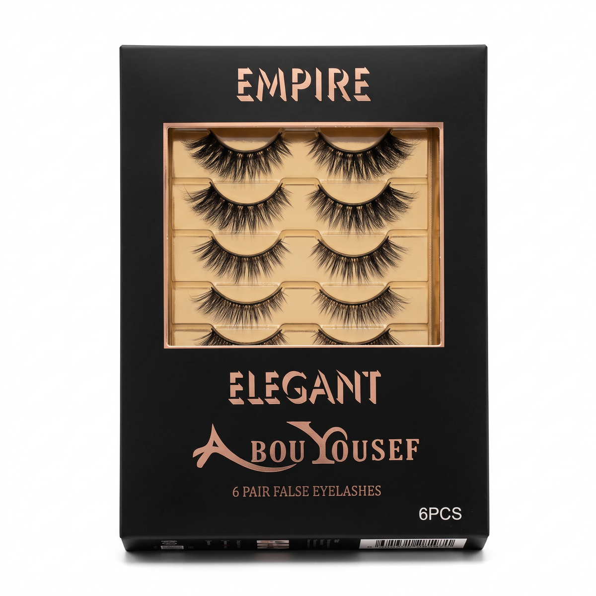 6 Pairs False Eyelashes