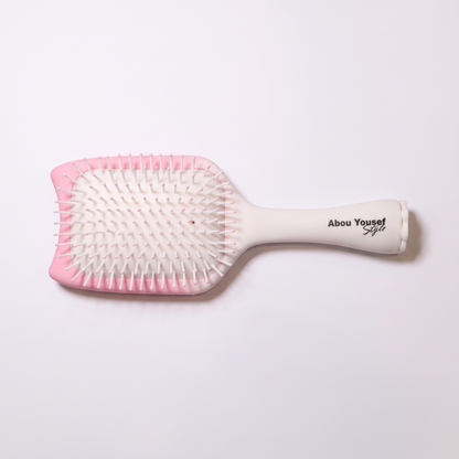 Paddle Hair Brush with Cleaning Tool