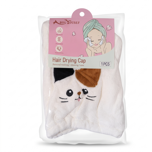 Cat Design Hair Drying Cap