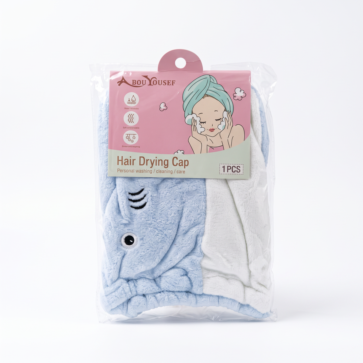 Cat Design Hair Drying Cap